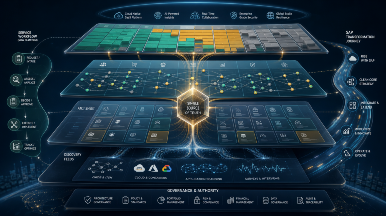 LeanIX Capability and Value Map
