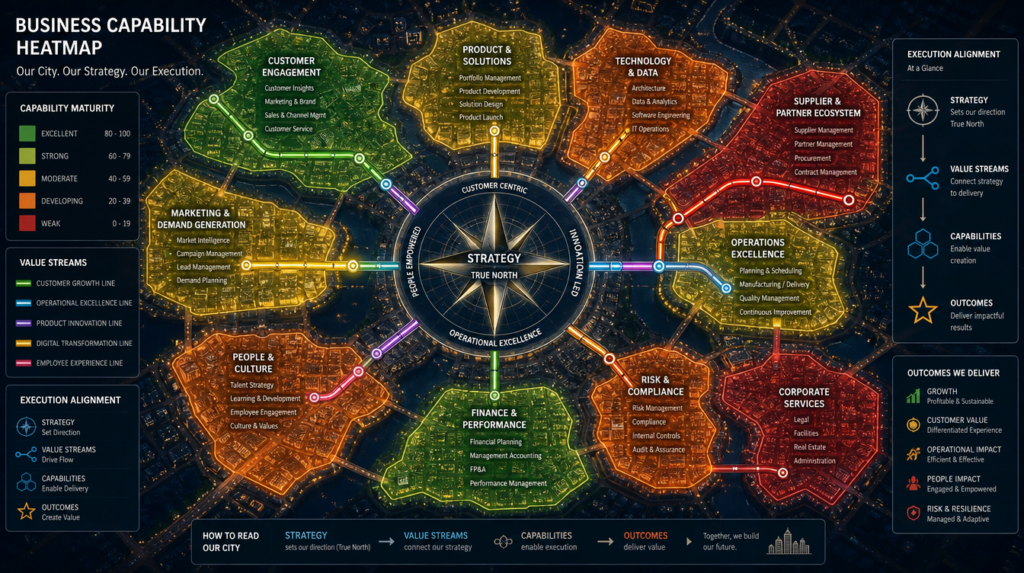 Business architecture translates strategy into capabilities, value streams, and investments IT can execute. Learn…